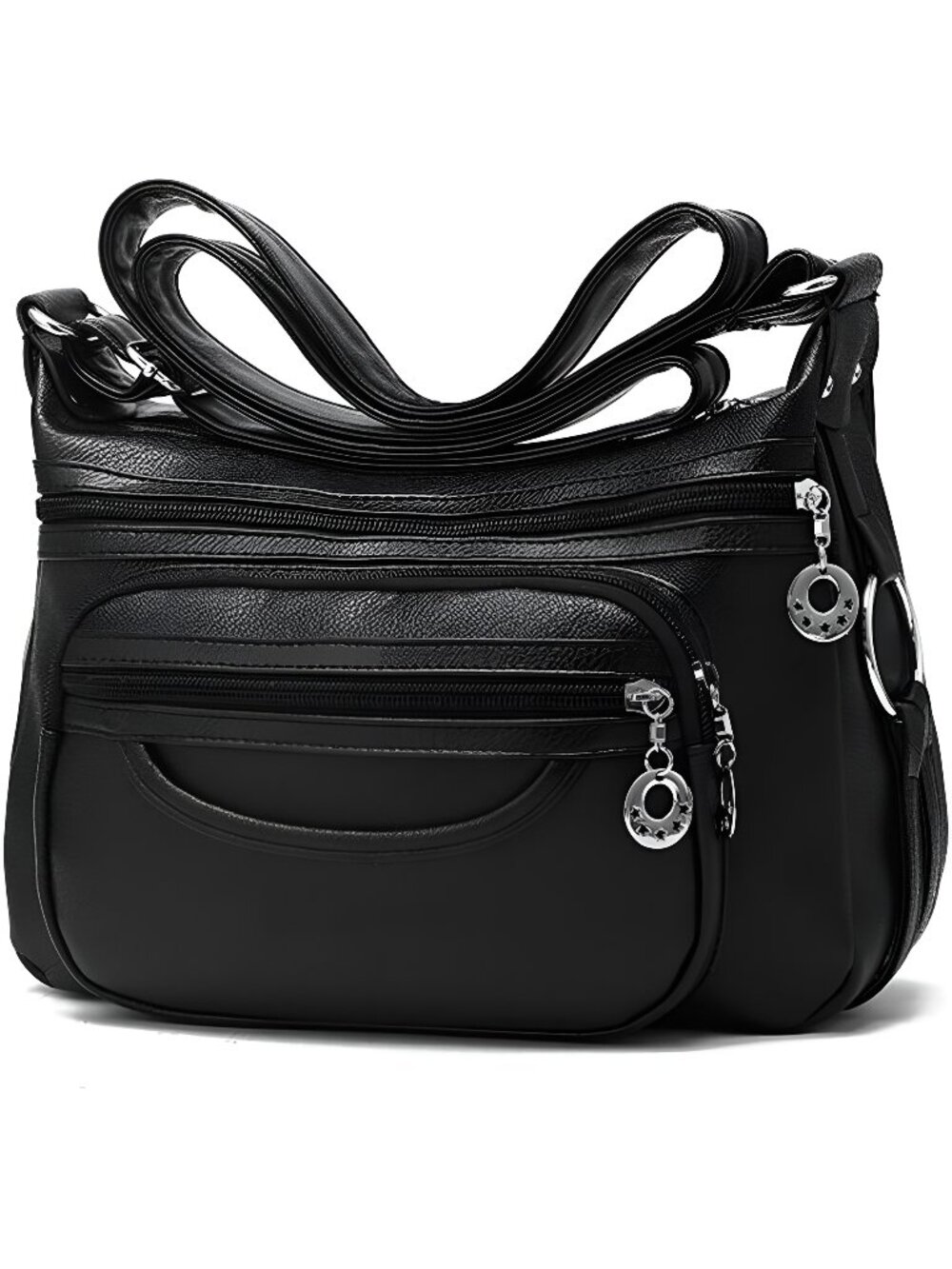 Women Crossbody Bag Leather Handbag Pocketbook Lightweight Shoulder